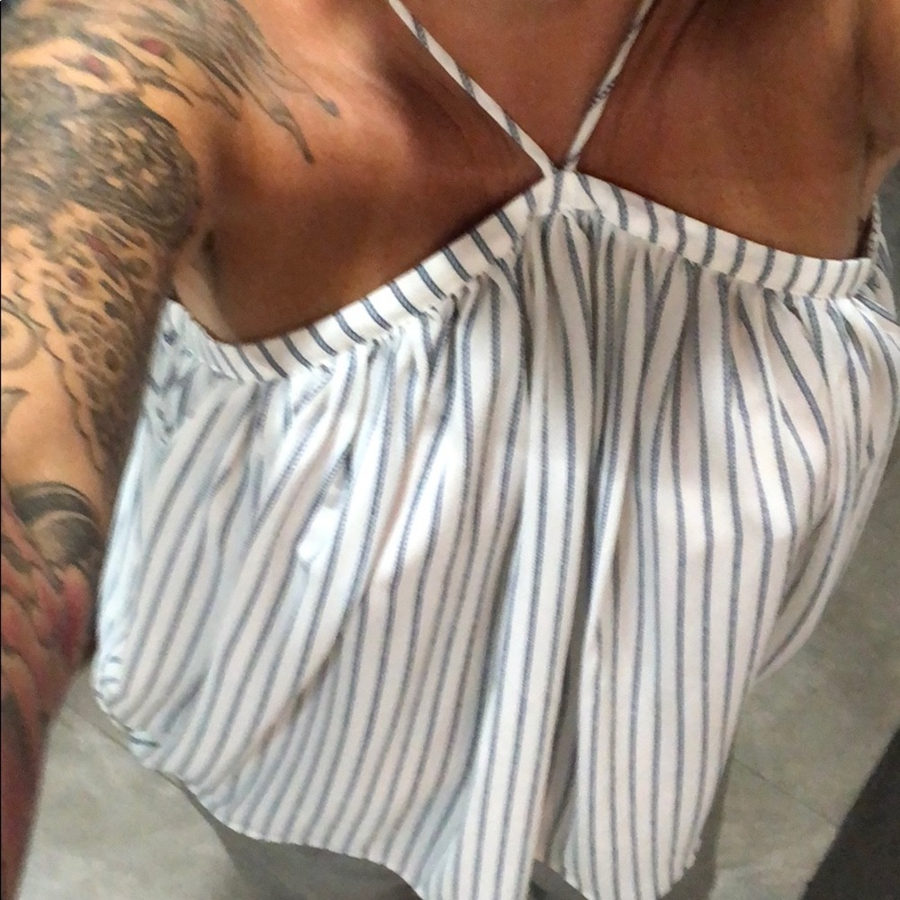 Strapless top